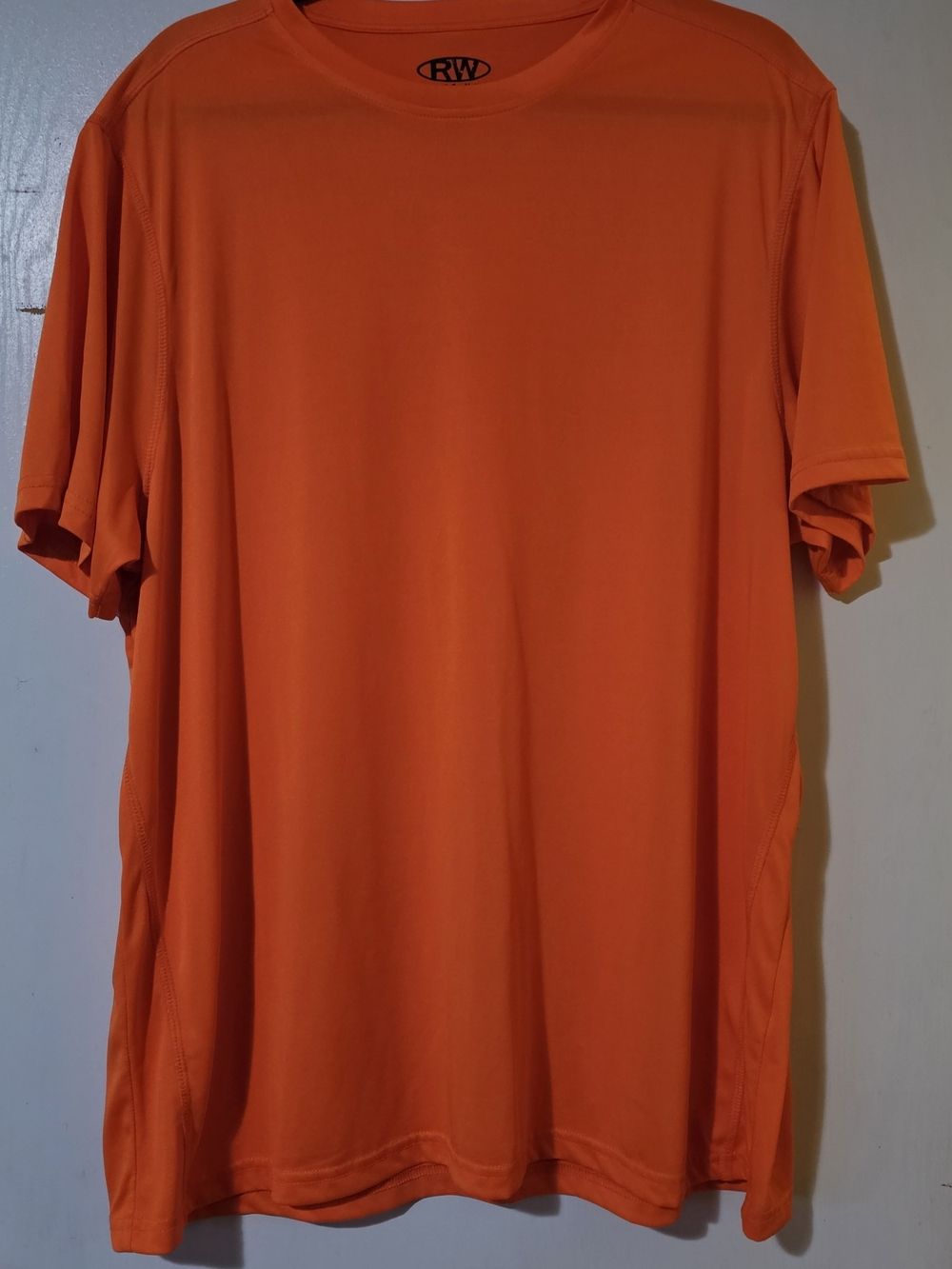 RW Orange Short-Sleeve Performance Tee for Men